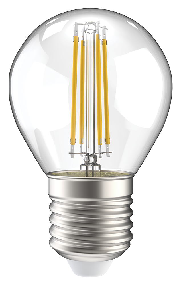 Лампа LED G45 шар прозр. 5Вт 230В 4000К E27 серия 360° IEK 100-013-130 100013130