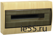Бокс ЩРН-П-18 модулей навесн.пластик (Сосна) IP41 IEK