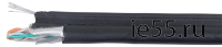 ITK Витая пара F/UTP кат.5E 4х2х24AWG LDPE трос 1,2мм (305м)