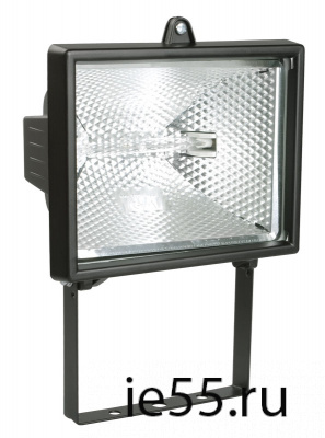 Прожектор ИО500 галогенный  черный IP54  ИЭК