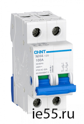 Выключатель нагрузки NH4 3P 100A (CHINT)