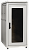 ITK Шкаф сетевой 19" LINEA N 42U 600х1000 мм стеклянная передняя дверь, задняя перфорированная сер