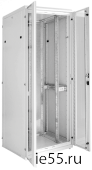 ITK Шкаф серверный 19", 42U, 800х1000 мм, передняя двухстворчатая перф. дверь, задняя перф., серый 3