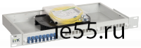 ITK 1U кросс укомплектованный: SC (Simplex) 24шт;  (OS2)