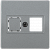 НТ12-1-БА Накладка телеф. RJ12/HDMI BOLERO антрацит IEK
