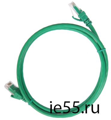 ITK Коммутационный шнур (патч-корд), кат.5Е UTP, 5м, зеленый