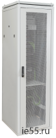ITK Шкаф сетевой 19" LINEA N 24U 600х800 мм перфорированная передняя дверь серый