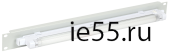 ITK 19" осветительная панель, 1U, с ручным вкл., серая