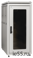 ITK Шкаф сетевой 19" LINEA N 18U 600х1000 мм стеклянная передняя дверь серый