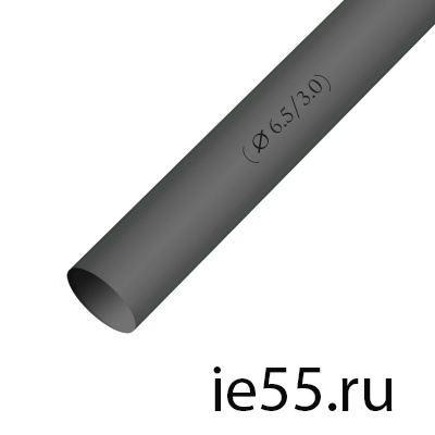 Термоусадочная трубка d.  6,0 серая (100 м./уп)