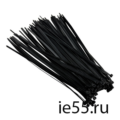 Стяжка пластиковая(хомут нейлоновый) 100х2,5 мм черный уп. 100 шт ЭНЕРГИЯ