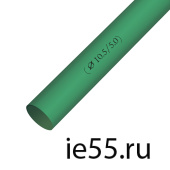 Термоусадочная трубка d. 10,0 зеленая (50 м./уп)