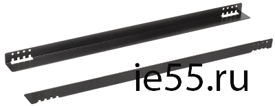 ITK Направляющие уголки 400мм, черные (2 шт)