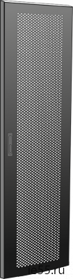 ITK Дверь перфорированная для шкафа LINEA N 33U 600 мм черная