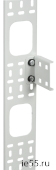 ITK Вертикальный кабел. органайзер 42U, 150x12мм, серый