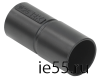 Муфта труба-труба GI25G IEK черный