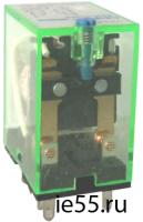 Промежуточное реле с кнопкой тестирования NJDC-17(D)/4ZS  4 конт. с инд. LED 3А AC24В (CH 101002143