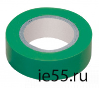 Изолента 0,18х19 мм зеленая 20 метров ИЭК