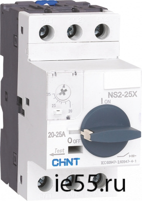 Пускатель NS2-25 0.25-0.4A (CHINT)