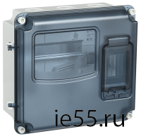 Корпус пластиковый ЩУРн-П 1/3 IP66 PC LIGHT IEK