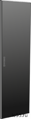 ITK Дверь металлическая для шкафа LINEA N 42U 600 мм черная