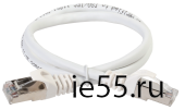 ITK Коммутационный шнур (патч-корд), кат.5Е FTP, 1м, белый