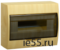 Бокс ЩРН-П-12 модулей навесн.пластик (Сосна) IP41 IEK