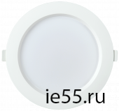 Светильник LED ДВО 1703 белый круг 18Вт 6500K IP40 IEK