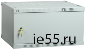 ITK Шкаф LINEA WE 12U 600x600мм дверь металл серый