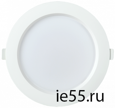 Светильник LED ДВО 1704 белый круг 24Вт 4000K IP40 IEK