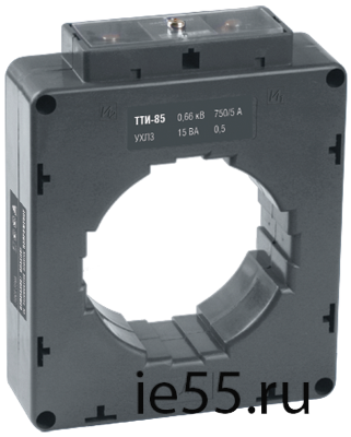 Трансформатор тока ТТИ-85 750/5А 15ВА класс 0,5S IEK
