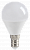 Лампа LED G45 шар 3Вт 230В 3000К E14 IEK