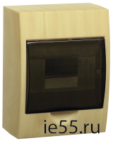 Бокс ЩРН-П-6 модулей навесн.пластик (Сосна) IP41 IEK