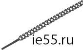 Стяжка универс. многораз. RS 10х300мм черная (20шт) IEK