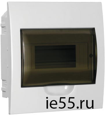 Бокс ЩРВ-П-8 модулей встраиваемый пластик IP41 LIGHT IEK