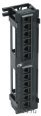 ITK Настенная патч-панель кат.5Е UTP, 12 портов (IDC Dual)