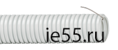 Труба гофр.ПВХ d 63 с зондом (15 м) ИЭК
