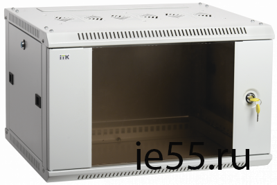 ITK Шкаф LINEA W 6U 600x600 мм дверь стекло, RAL7035