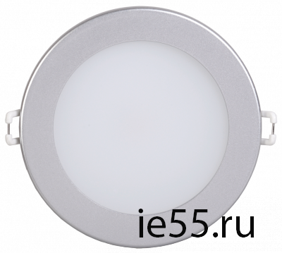 Светильник ДВО 1603 серебро круг LED 7Вт 3000 IP20