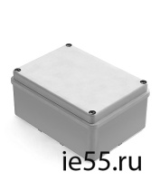 Коробка распаячная для наружного монтажа с гладкими стенками 150х110х85мм,  IP55 серая (C 101003317