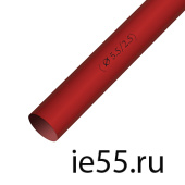 Термоусадочная трубка d.  6,0 красная (100 м./уп)