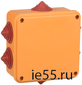 Коробка расп. огн. ПС 100х100х50мм 4P 10мм2 IP55 6 вв. IEK