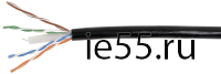 ITK Витая пара U/UTP кат.6 4x2х23AWG LSZH черный (305м)