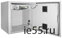 ITK Шкаф уличный 19" 15U 650x600, IP55 металл дверь, серый