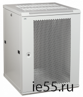 ITK Шкаф LINEA W 18U 600x450 мм дверь перфорированная, RAL7035