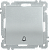 ВС10-1-4-Б Выключатель 1 клав. кноп. 10А BOLERO серебр. IEK