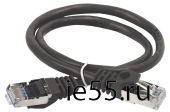 ITK Коммутационный шнур (патч-корд), кат.5Е FTP, 2м, черный