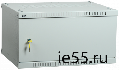 ITK Шкаф LINEA WE 12U 550x350мм дверь металл серый