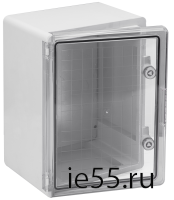 Корпус пласт. ЩМПп 400х300х220мм пр. дв. УХЛ1 IP65 IEK
