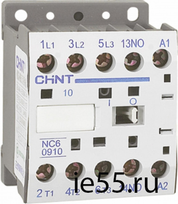 Контактор NC6-0610 6А 230В 50Гц 1НО (CHINT)